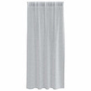 Voile Gardin med gardiner 2 pcs Mørkegrå 175 x 140 cm Polyester