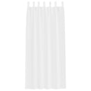 Voile Gardin med gardiner 2 pcs Hvid 260 x 140 cm Polyester