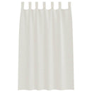 Voile Gardin med gardiner 2 pcs Creme 175 x 140 cm Polyester