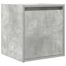 væghængt sengebord 38x34x40 cm betongrå