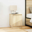 Sengeskab med LED-lys Sonoma Eg 38x34x50 cm