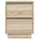 Sengeskab med LED-lys Sonoma Eg 38x34x50 cm