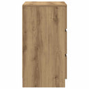 sengebord med 3 skuffer 39x35x65 cm kunsteg