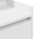 sengeborde med 2 skuffer 2 stk. 38x34x80 cm hvid