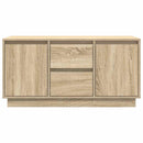 tv-bord med LED-lys 100x41x50 cm sonoma-eg