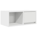 tv-bord 60x31x25,5 cm konstrueret træ hvid
