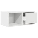 tv-borde 2 stk. 60x31x25,5 cm konstrueret træ hvid
