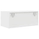 tv-borde 2 stk. 60x31x25,5 cm konstrueret træ hvid