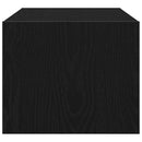 tv-bord 60x31x25,5 cm konstrueret træ sort egetræsfarve