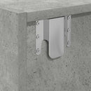 tv-borde 2 stk. 60x31x25,5 cm konstrueret træ betongrå