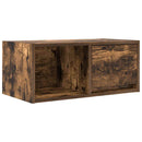 tv-skabe 2 stk. 60x31x25,5 cm konstrueret træ røget egetræ