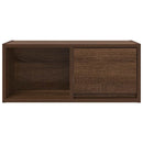 tv-borde 2 stk. 60x31x25,5 cm konstrueret træ brunt egetræ
