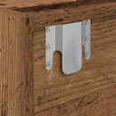 tv-borde 2 stk. 60x31x25,5 cm konstrueret træ gammelt trælook