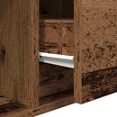 tv-borde 2 stk. 60x31x25,5 cm konstrueret træ gammelt trælook