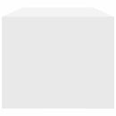 tv-bord 80x31x25,5 cm konstrueret træ hvid