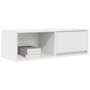 tv-borde 2 stk. 80x31x25,5 cm konstrueret træ hvid