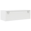 tv-borde 2 stk. 80x31x25,5 cm konstrueret træ hvid