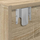 tv-borde 2 stk. 80x31x25,5 cm konstrueret træ sonoma-eg