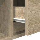 tv-borde 2 stk. 80x31x25,5 cm konstrueret træ sonoma-eg
