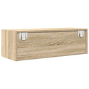tv-borde 2 stk. 80x31x25,5 cm konstrueret træ sonoma-eg