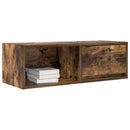 tv-bord 80x31x25,5 cm konstrueret træ røget egetræsfarve