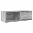 tv-bord 80x31x25,5 cm konstrueret træ grå sonoma-eg