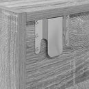 tv-borde 2 stk. 80x31x25,5 cm konstrueret træ grå sonoma-eg