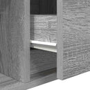 tv-borde 2 stk. 80x31x25,5 cm konstrueret træ grå sonoma-eg