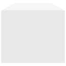 tv-bord 100x31x25,5 cm konstrueret træ hvid