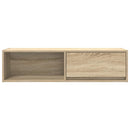 tv-bord 100x31x25,5 cm konstrueret træ sonoma-eg