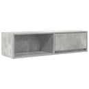 tv-borde 2 stk. 100x31x25,5 cm konstrueret træ betongrå