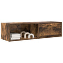 tv-skabe 2 stk. 100x31x25,5 cm konstrueret træ røget egetræ