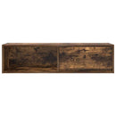tv-skabe 2 stk. 100x31x25,5 cm konstrueret træ røget egetræ
