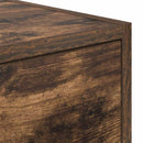 tv-skabe 2 stk. 100x31x25,5 cm konstrueret træ røget egetræ