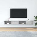 tv-borde 2 stk. 100x31x25,5 cm konstrueret træ grå sonoma-eg