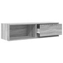 tv-borde 2 stk. 100x31x25,5 cm konstrueret træ grå sonoma-eg