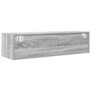 tv-borde 2 stk. 100x31x25,5 cm konstrueret træ grå sonoma-eg