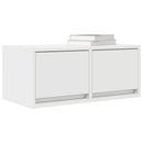 tv-bord 60x31x25,5 cm konstrueret træ hvid