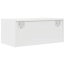 tv-bord 60x31x25,5 cm konstrueret træ hvid