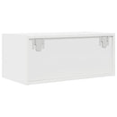 tv-borde 2 stk. 60x31x25,5 cm konstrueret træ hvid