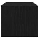 tv-bord 60x31x25,5 cm konstrueret træ sort egetræsfarve