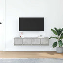 tv-borde 2 stk. 60x31x25,5 cm konstrueret træ betongrå