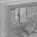tv-bord 60x31x25,5 cm konstrueret træ grå sonoma-eg