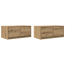 tv-borde 2 stk. 60x31x25,5 cm konstrueret træ kunsteg