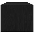 tv-borde 2 stk. 80x31x25,5 cm konstrueret træ sort egetræsfarve