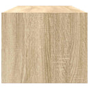 tv-borde 2 stk. 80x31x25,5 cm konstrueret træ sonoma-eg