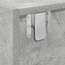 tv-borde 2 stk. 80x31x25,5 cm konstrueret træ betongrå