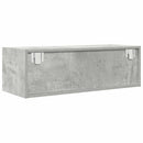 tv-borde 2 stk. 80x31x25,5 cm konstrueret træ betongrå