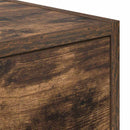 tv-skabe 2 stk. 80x31x25,5 cm konstrueret træ røget egetræ