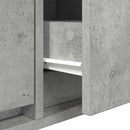 TV-skab med skuffe Betongrå 100 x 31 x 25,5 cm Konstrueret træ